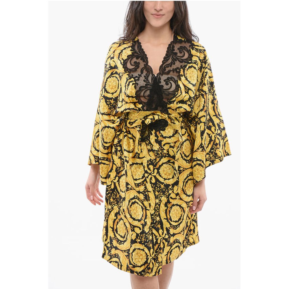 Versace Seiden-Barocco-Robe