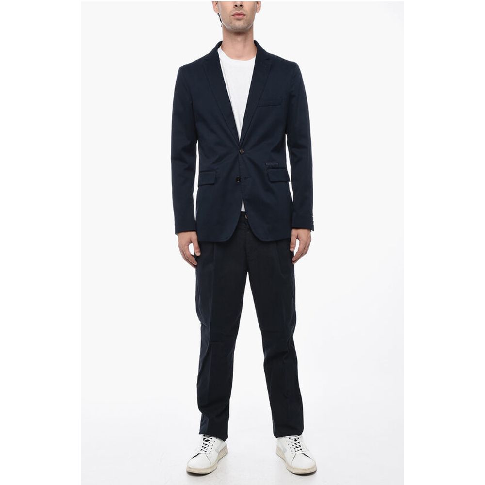 Burberry Einreihiger Blazer mit Klappentaschen