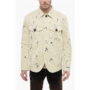 Dsquared² Sketched Design Baumwolle Sahara Blazer