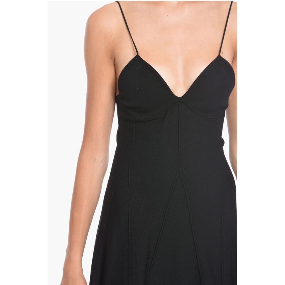 Dsquared² Slip Dress mit Ziernähten