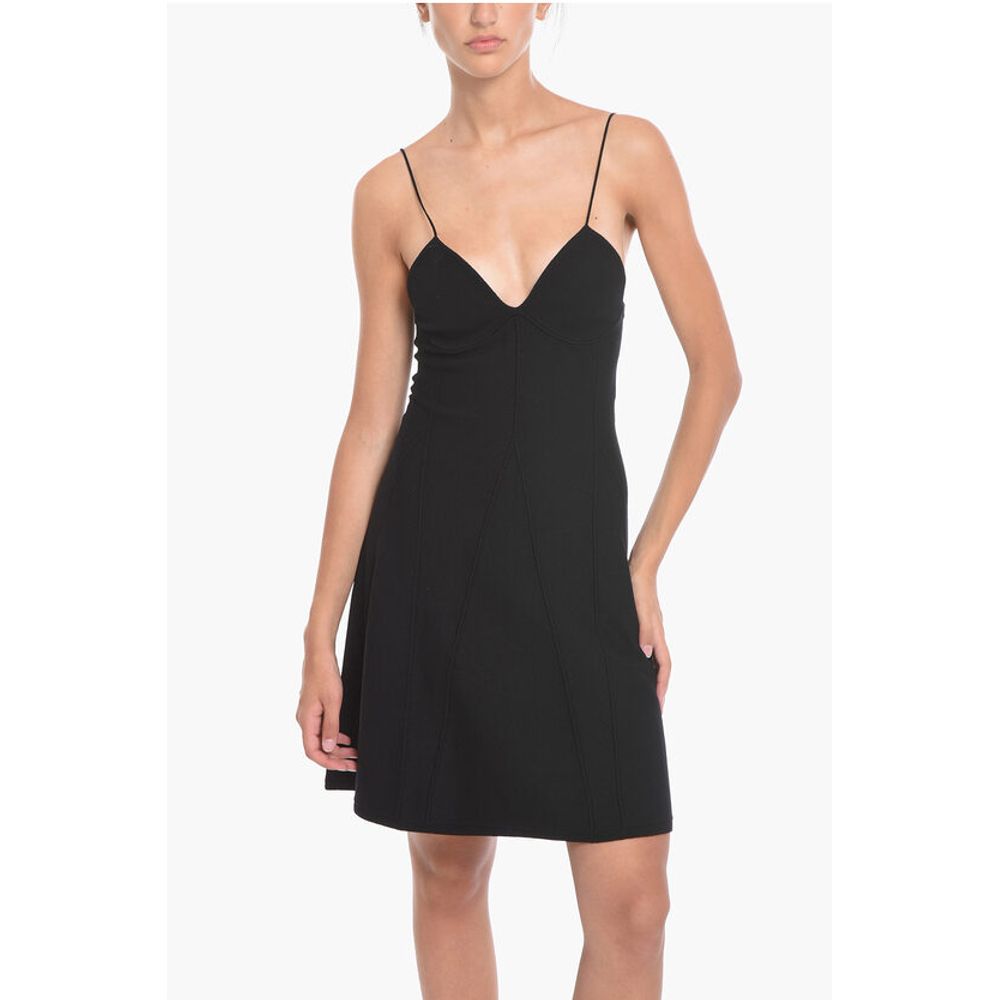 Dsquared² Slip Dress mit Ziernähten