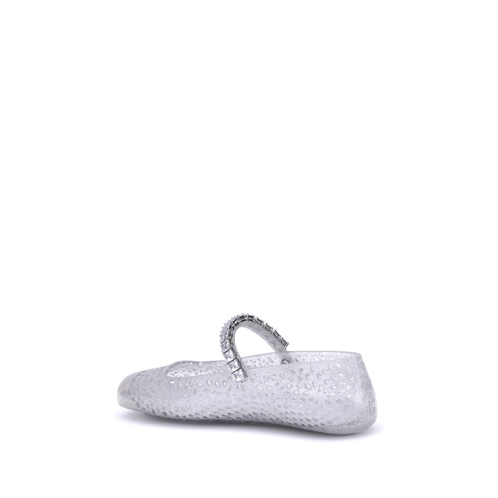 Jimmy Choo Jelly Ballerinas