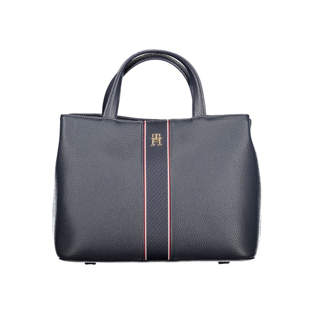 Tommy Hilfiger Blaue Polyethylen-Handtasche