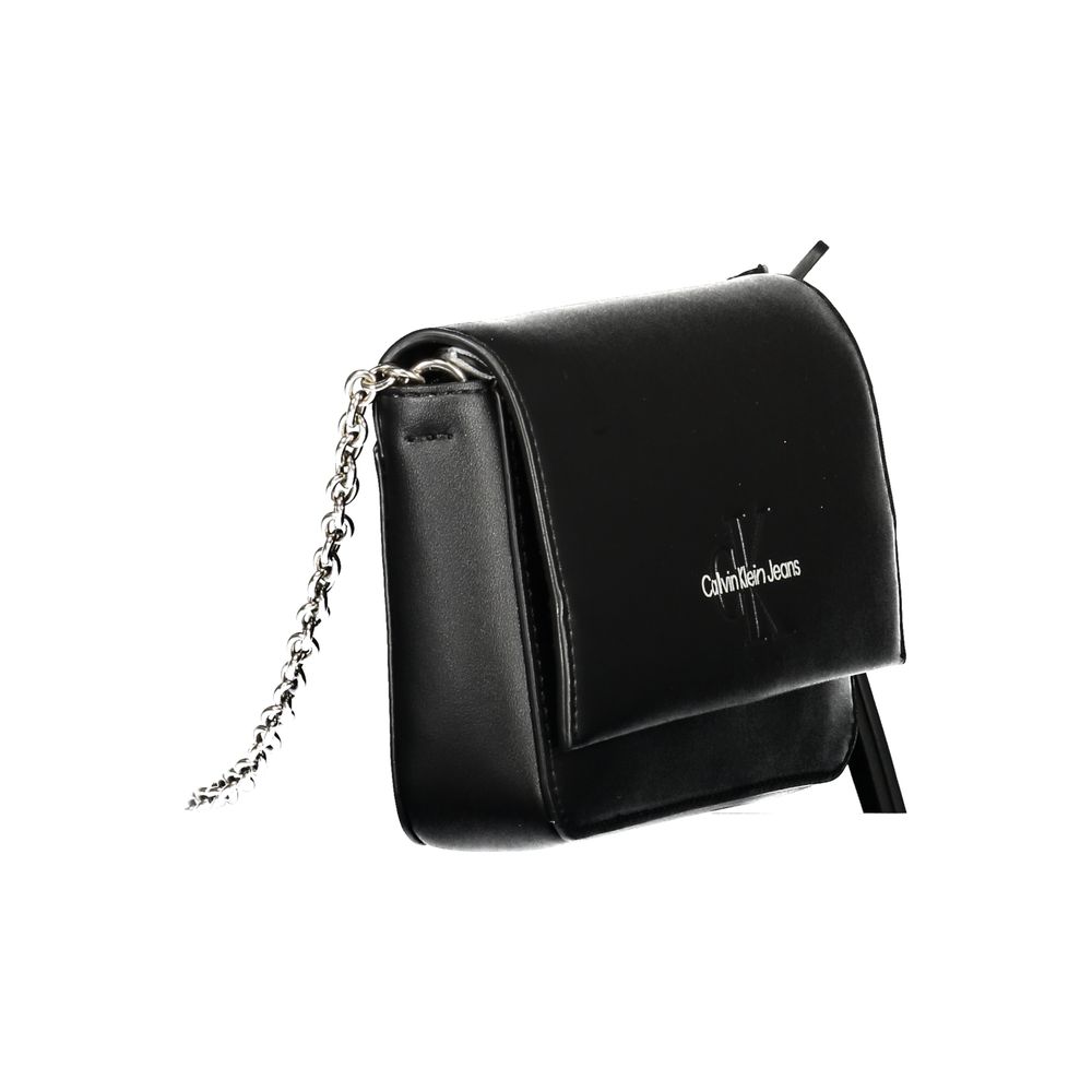 Calvin Klein Schwarze Polyester Handtasche