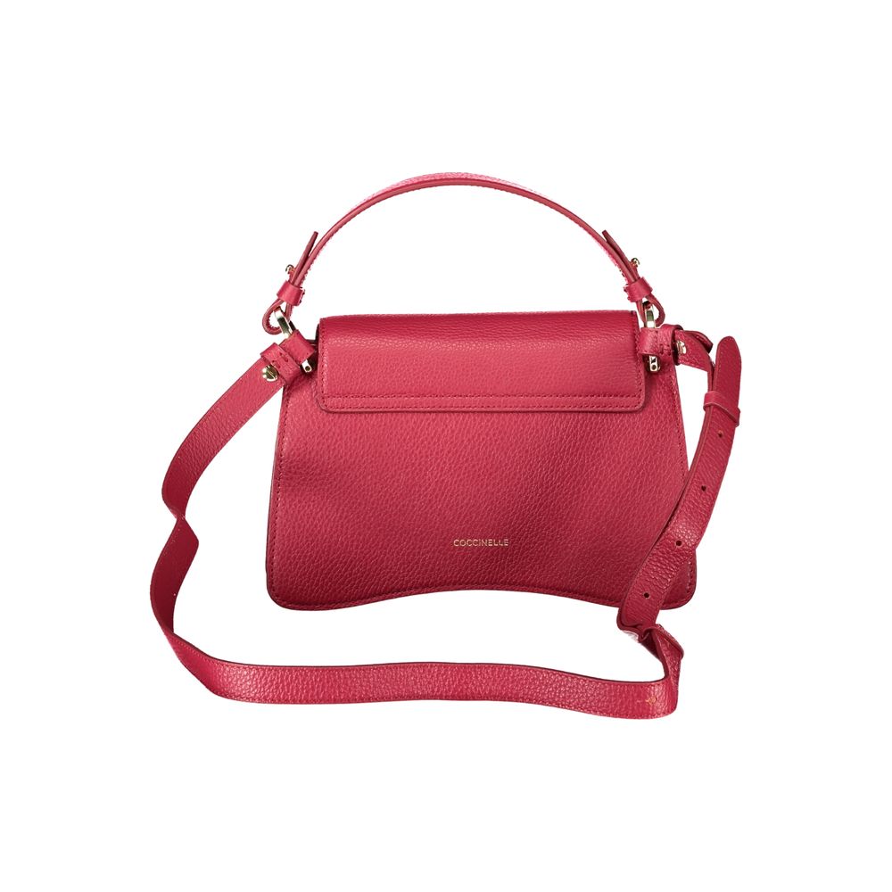 Coccinelle Rote Lederhandtasche