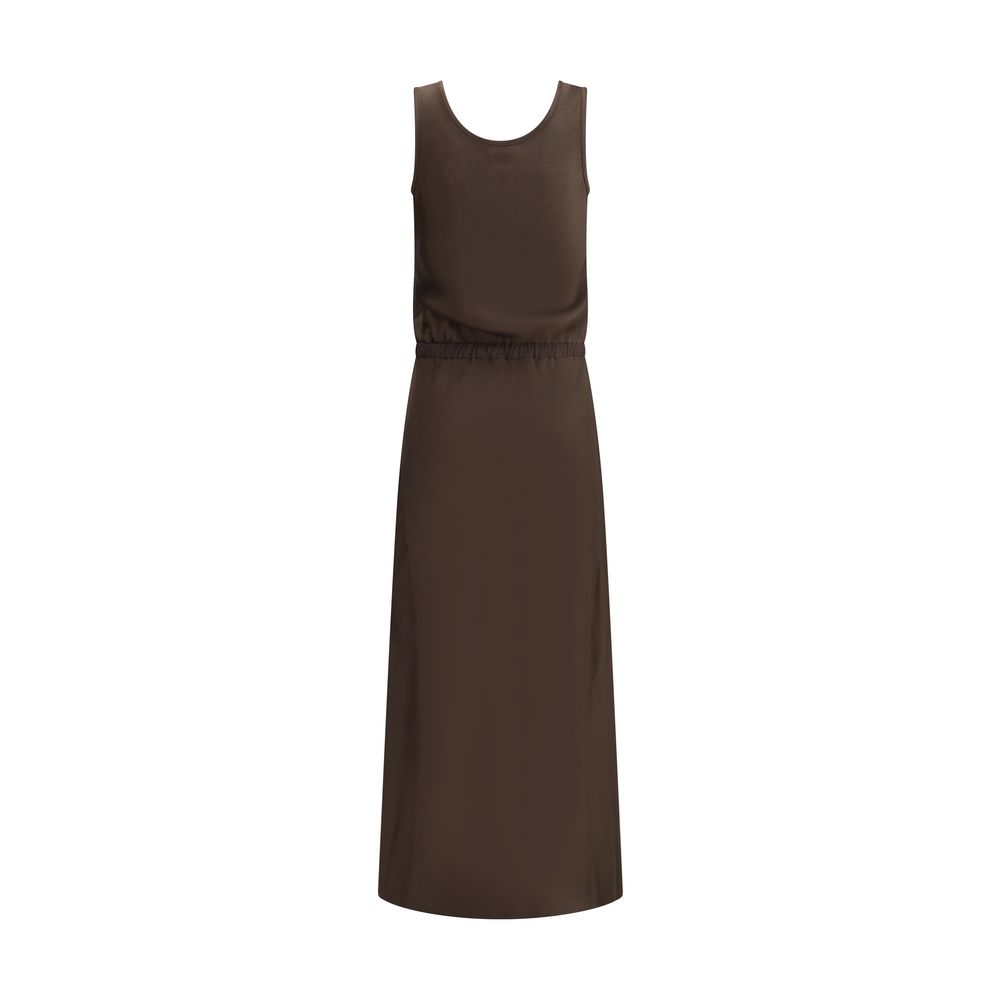 Brunello Cucinelli Langes Kleid aus Satin