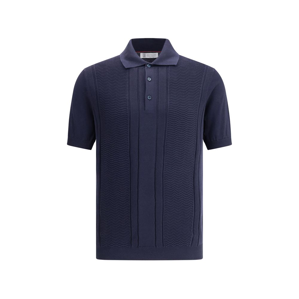 Brunello Cucinelli Polohemd aus Strick