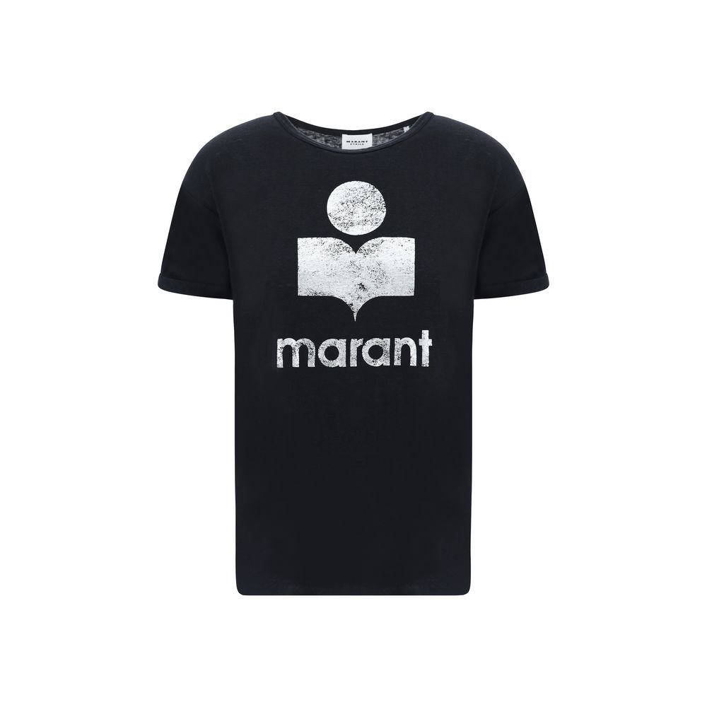 Marant Etoile Schwarzes Leinen-T-Shirt