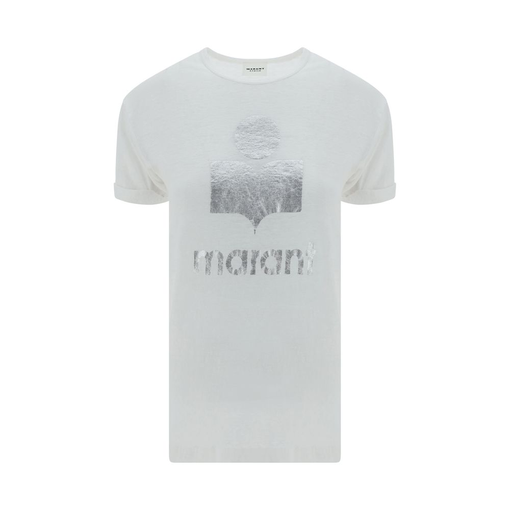 Marant Etoile Weißes Leinen-T-Shirt