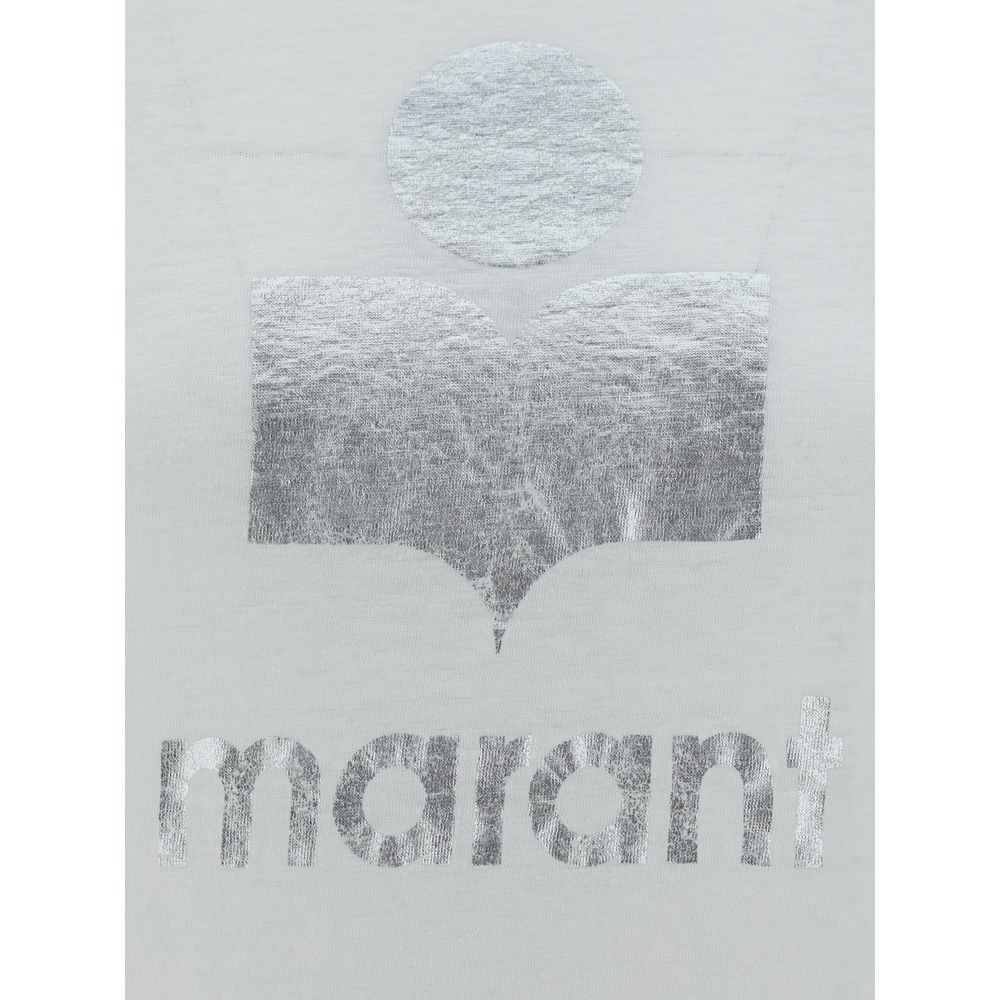 Marant Etoile Weißes Leinen-T-Shirt