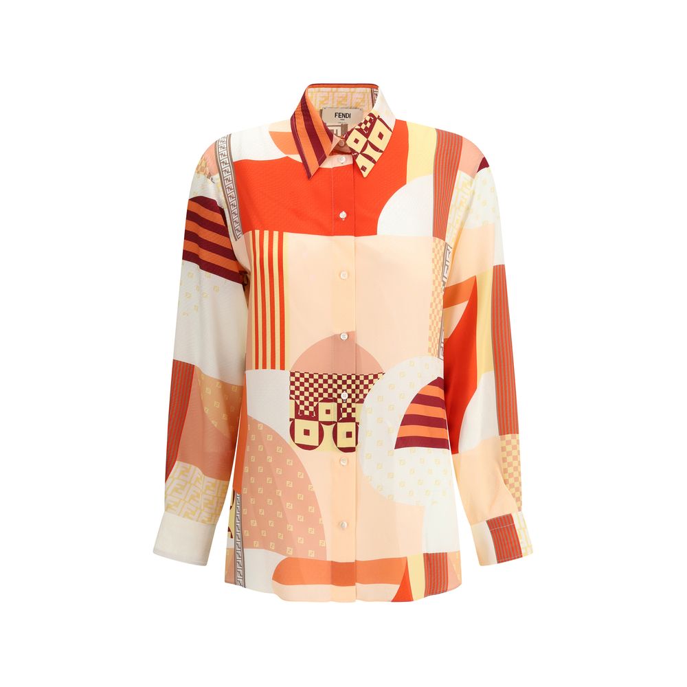 Fendi Patchwork-Hemd