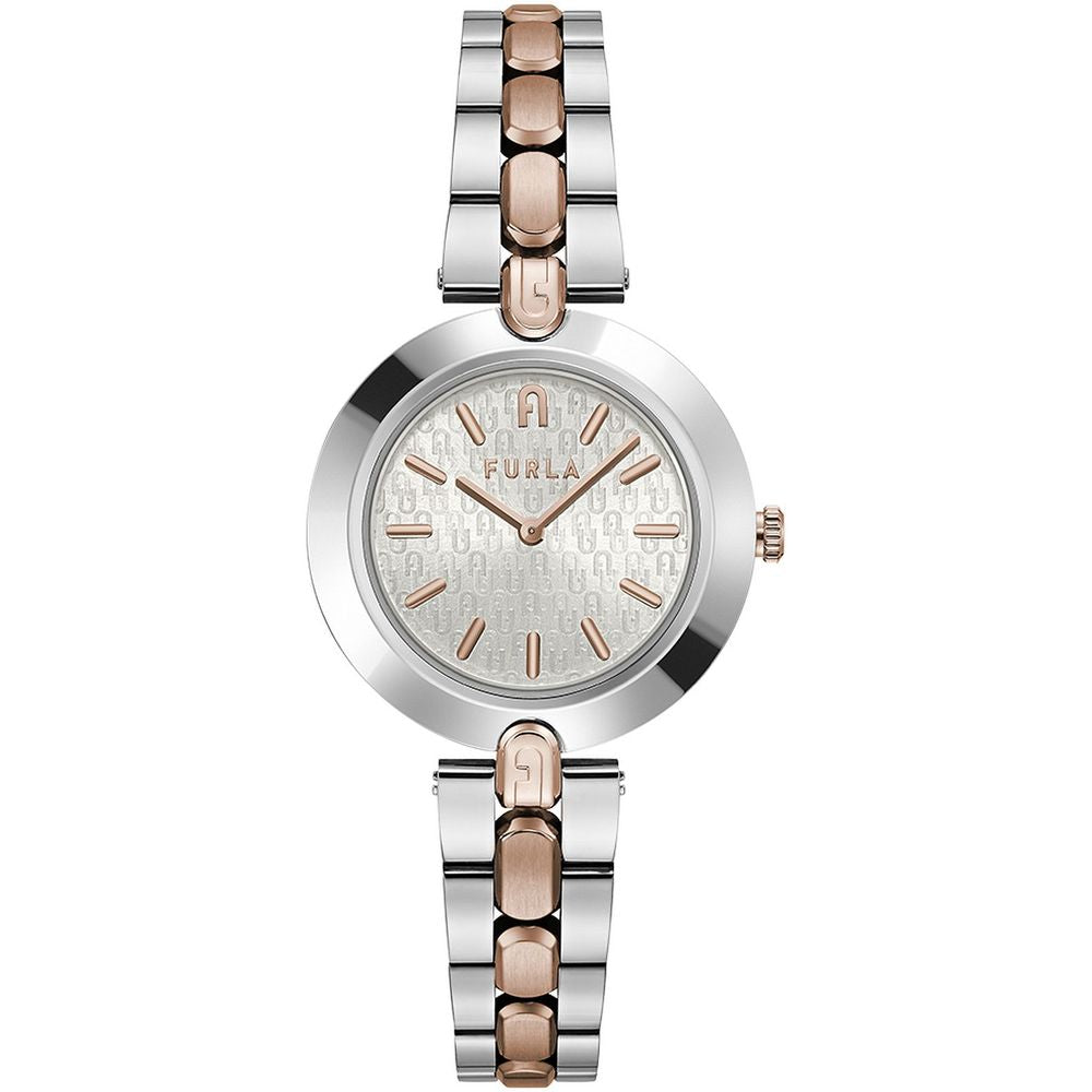 Furla Graue Uhr aus Edelstahl