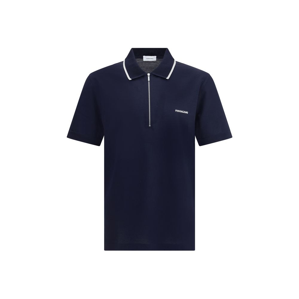 Ferragamo Reißverschluss-Poloshirt