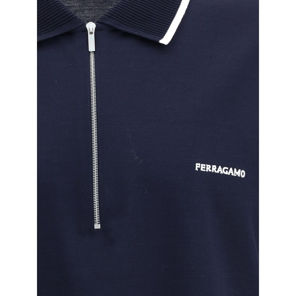 Ferragamo Reißverschluss-Poloshirt