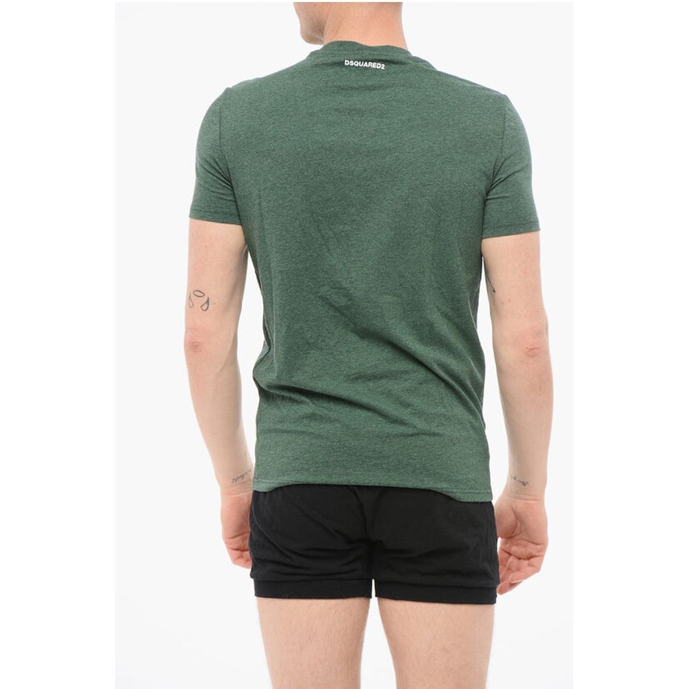 Dsquared² Pyjama-T-Shirt aus Baumwolle mit Rundhalsausschnitt