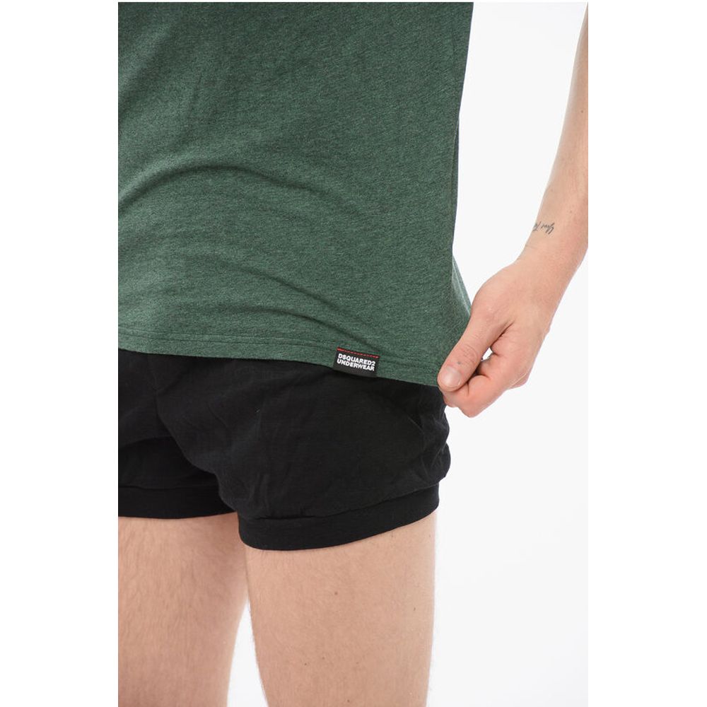 Dsquared² Pyjama-T-Shirt aus Baumwolle mit Rundhalsausschnitt