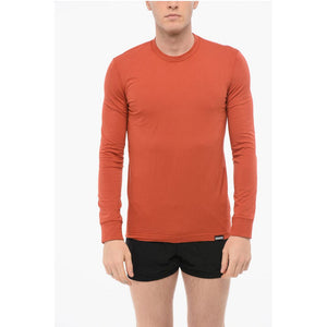Dsquared² UNDERWEAR Langärmeliges Schlafanzugoberteil mit Rundhalsausschnitt