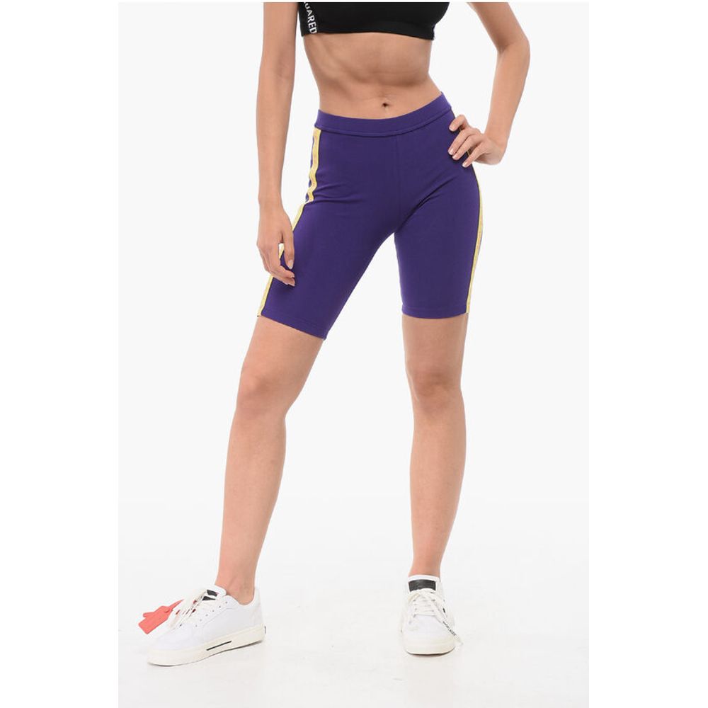 Dsquared² Unterwäsche Biker-Leggings mit Logobändern