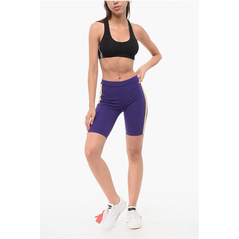 Dsquared² Unterwäsche Biker-Leggings mit Logobändern