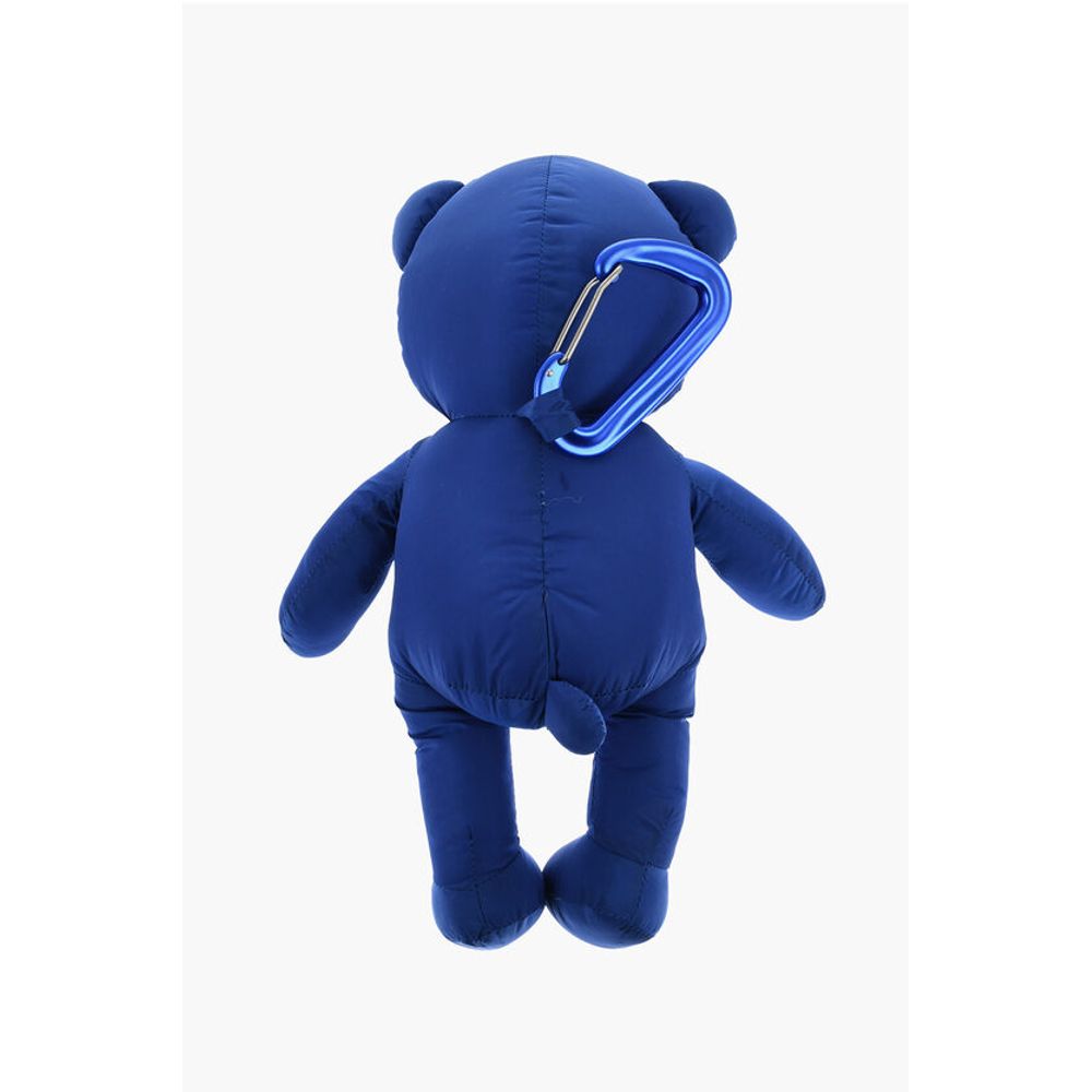 Dsquared² Teddybär-Schlüsselanhänger mit gepolstertem Design und abnehmbarem Karabiner