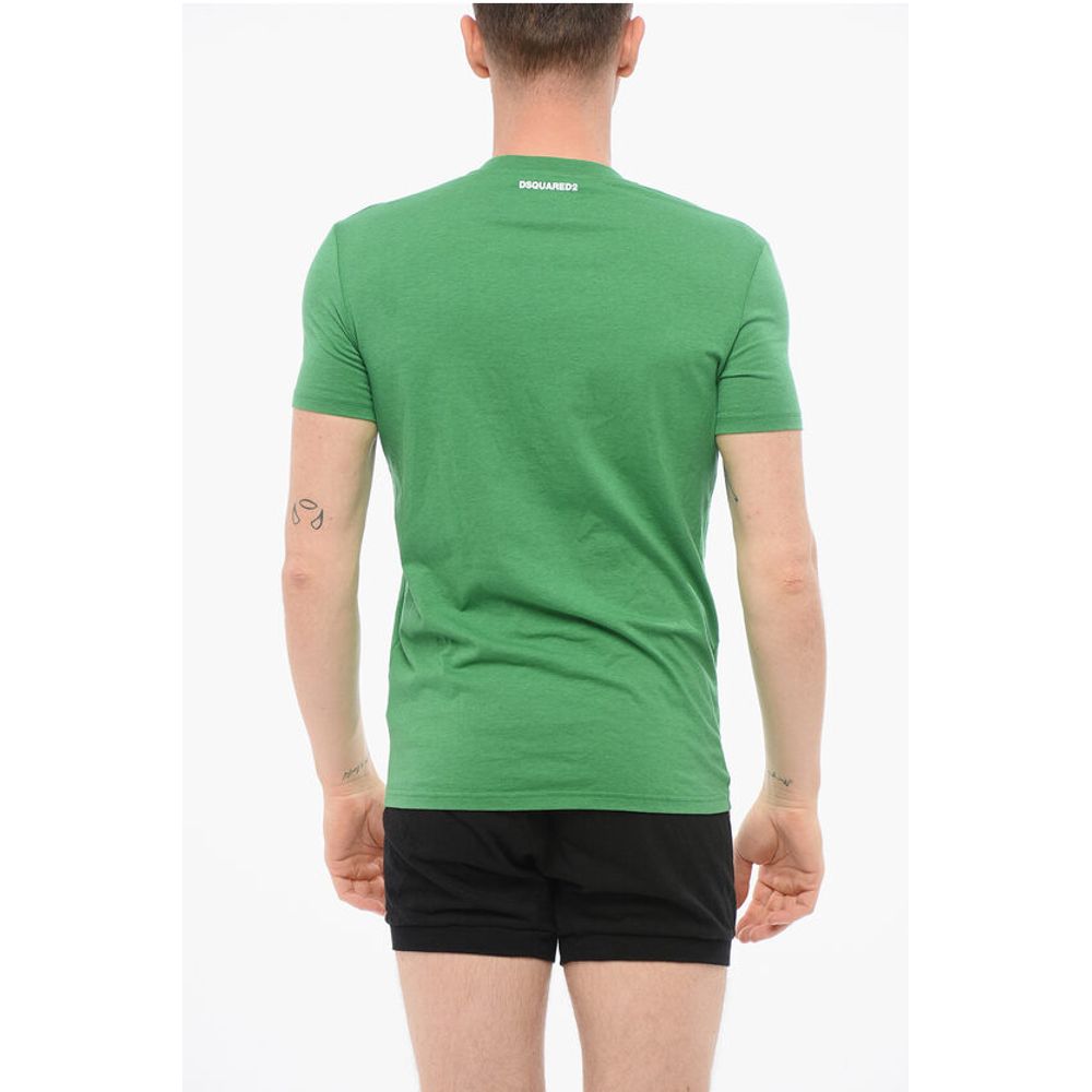 Dsquared² Pyjama-T-Shirt mit V-Ausschnitt aus Baumwolle