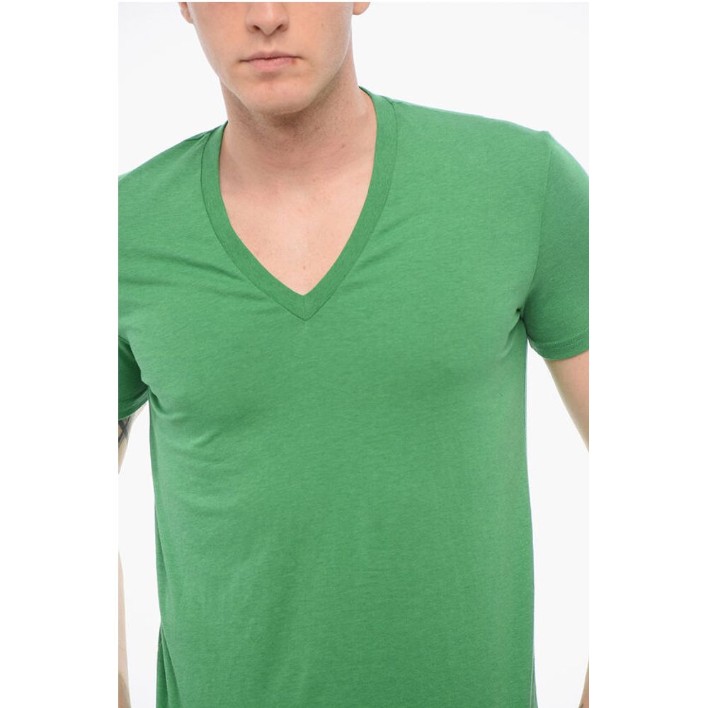 Dsquared² Pyjama-T-Shirt mit V-Ausschnitt aus Baumwolle