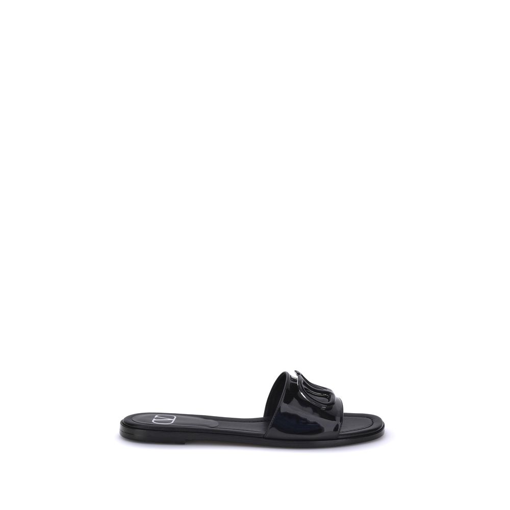 Valentino Garavani VLogo-Sandalen aus Lackleder
