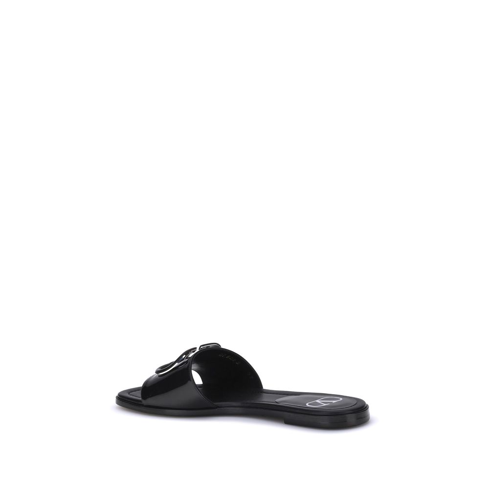 Valentino Garavani VLogo-Sandalen aus Lackleder
