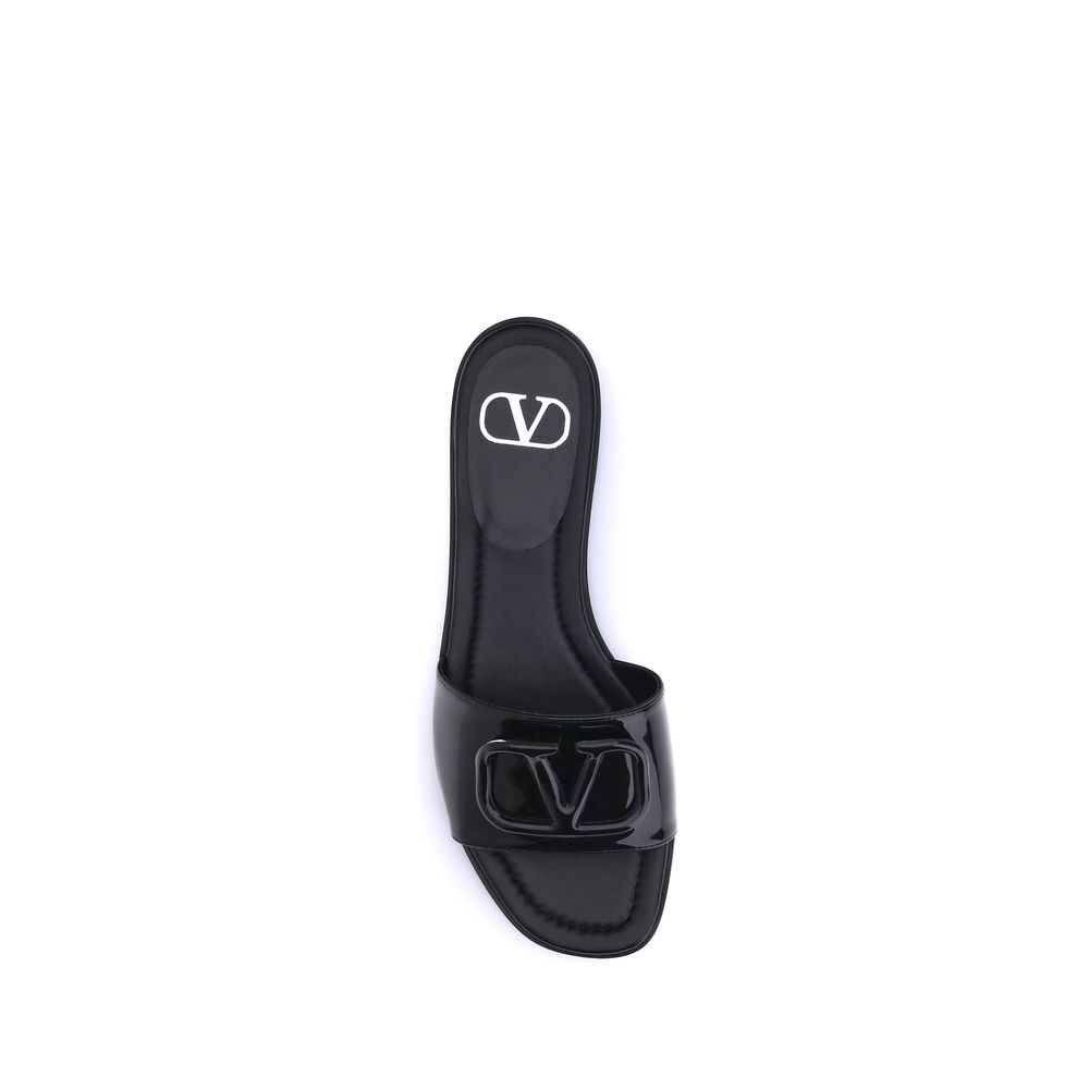 Valentino Garavani VLogo-Sandalen aus Lackleder