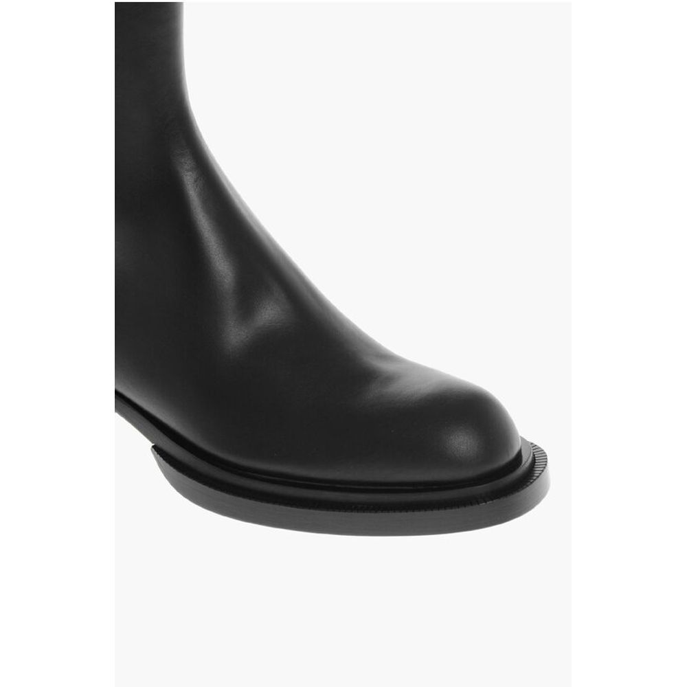 Alexander McQueen Lederstiefeletten mit Absatz
