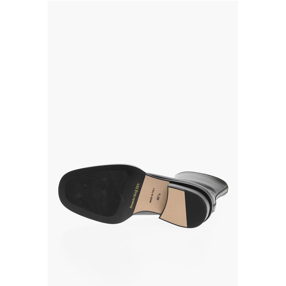 Alexander McQueen Lederstiefeletten mit Absatz