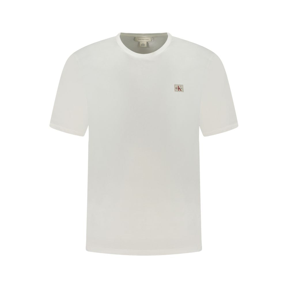 Calvin Klein Weißes Baumwolle Männer T-Shirt