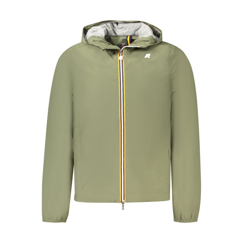 K-WAY Grüne Nylon Männer Jacke