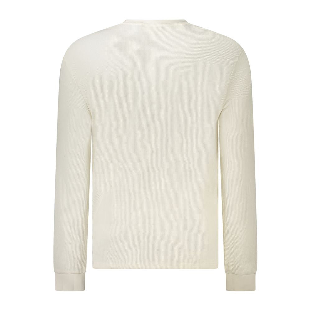 Calvin Klein Weißer Baumwollpullover für Männer