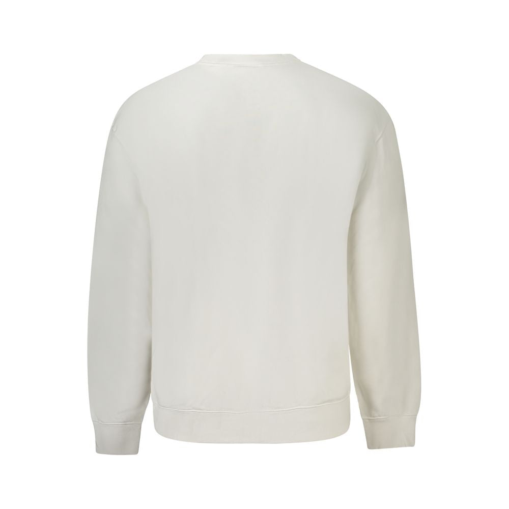 Calvin Klein Weißer Baumwollpullover für Männer