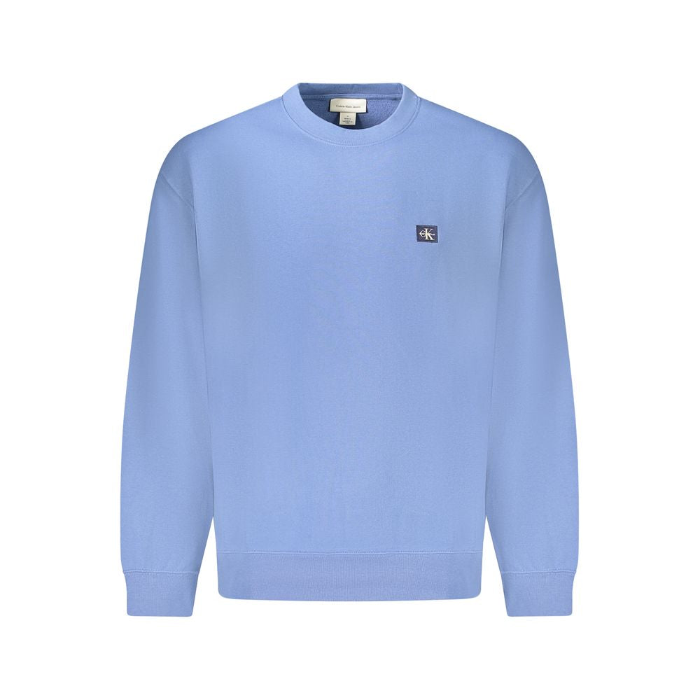 Calvin Klein Blauer Baumwollpullover für Männer