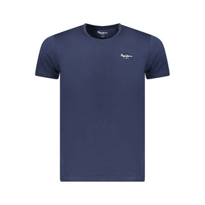 Pepe Jeans T-Shirt aus blauer Baumwolle