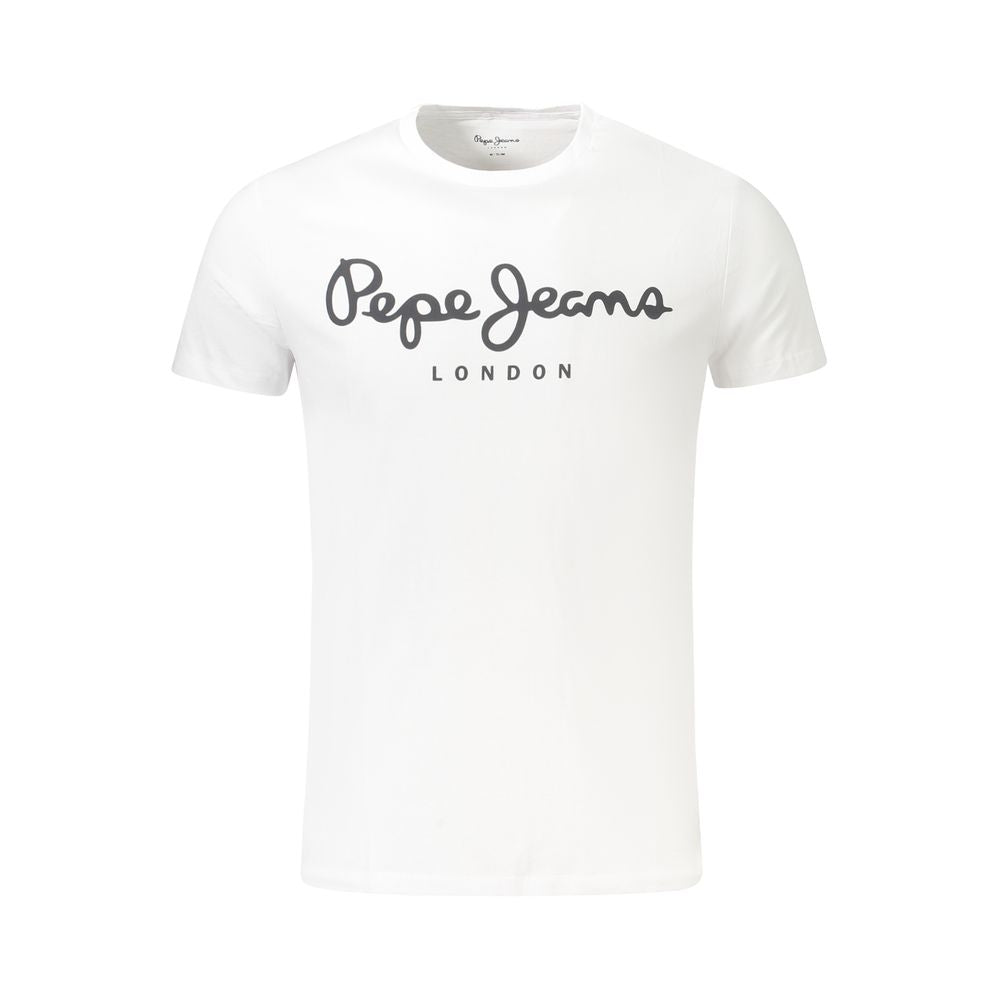 Pepe Jeans Weißes Baumwolle Männer TShirt