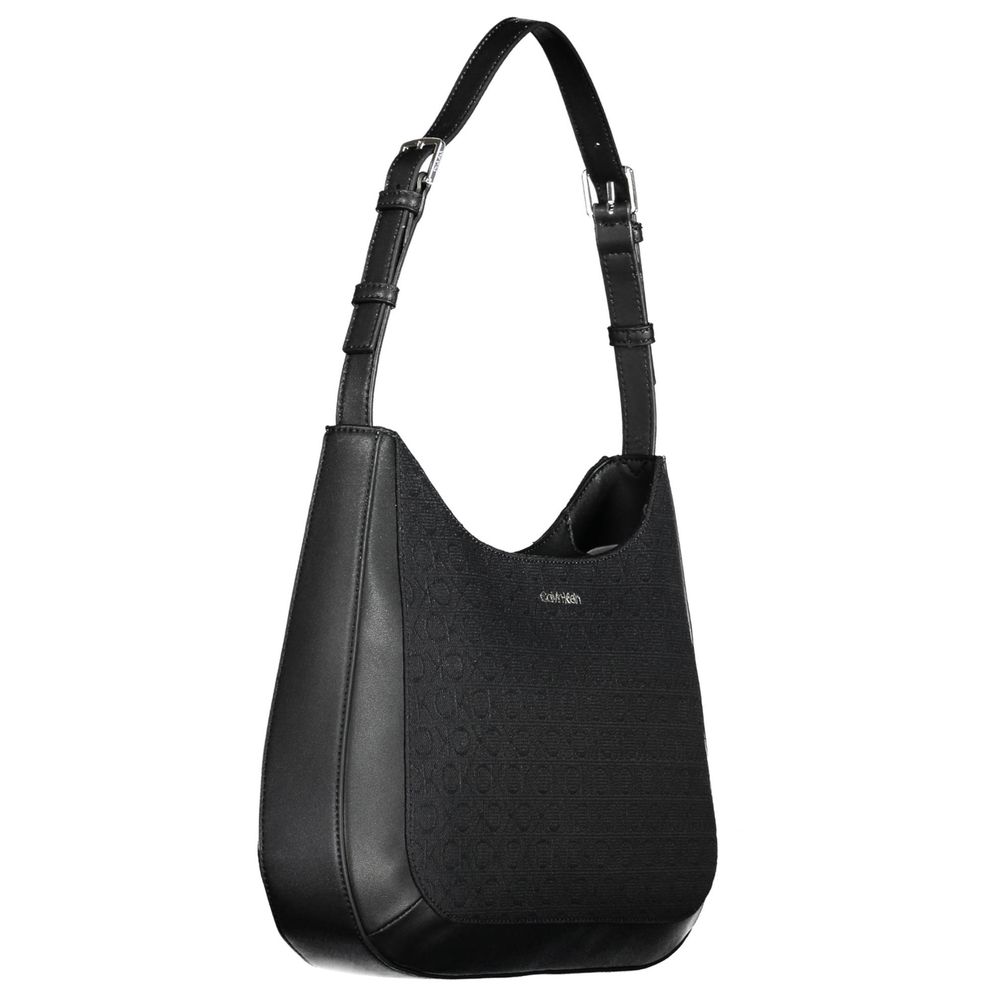Calvin Klein Schwarze Polyester Handtasche