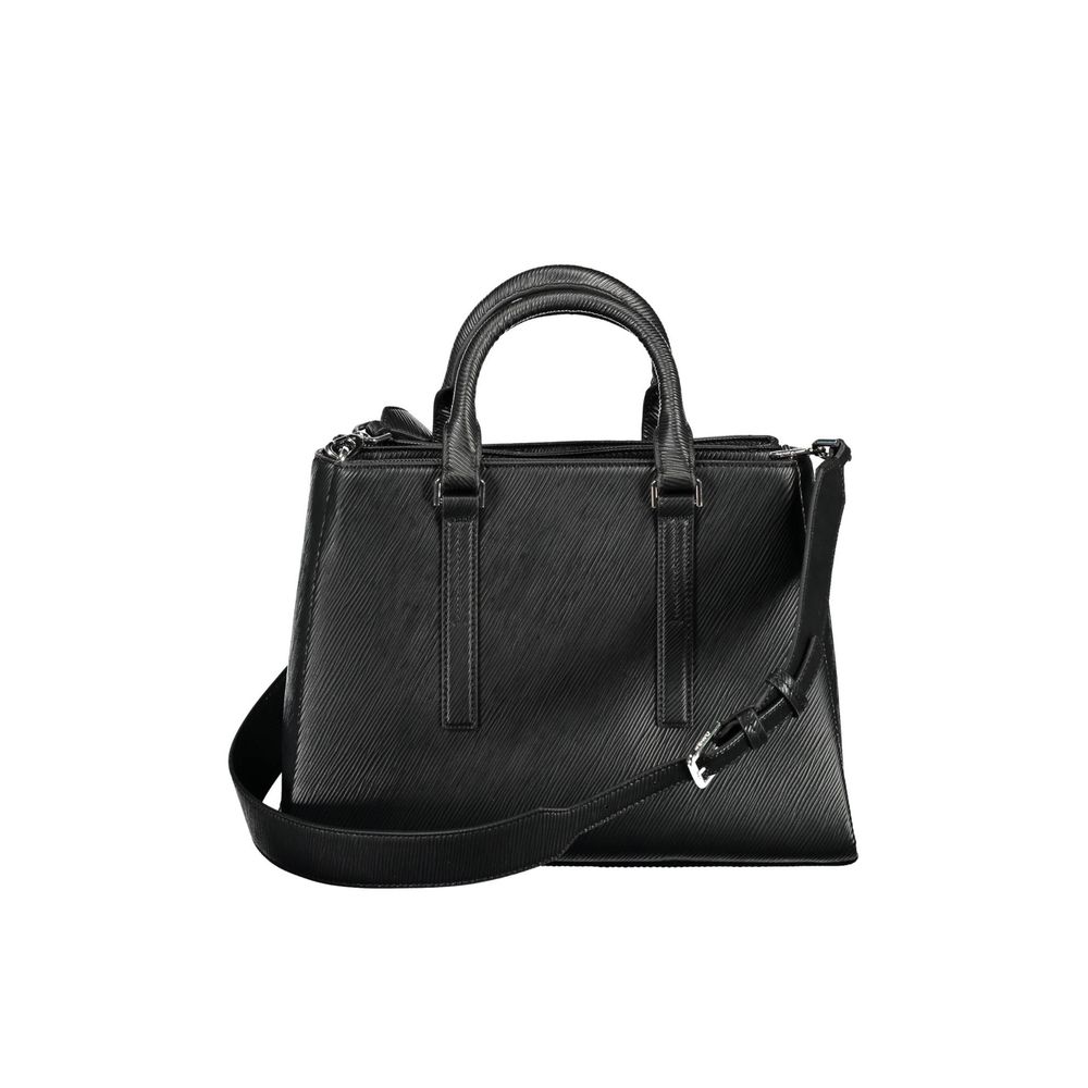 Calvin Klein Schwarze Polyester Handtasche