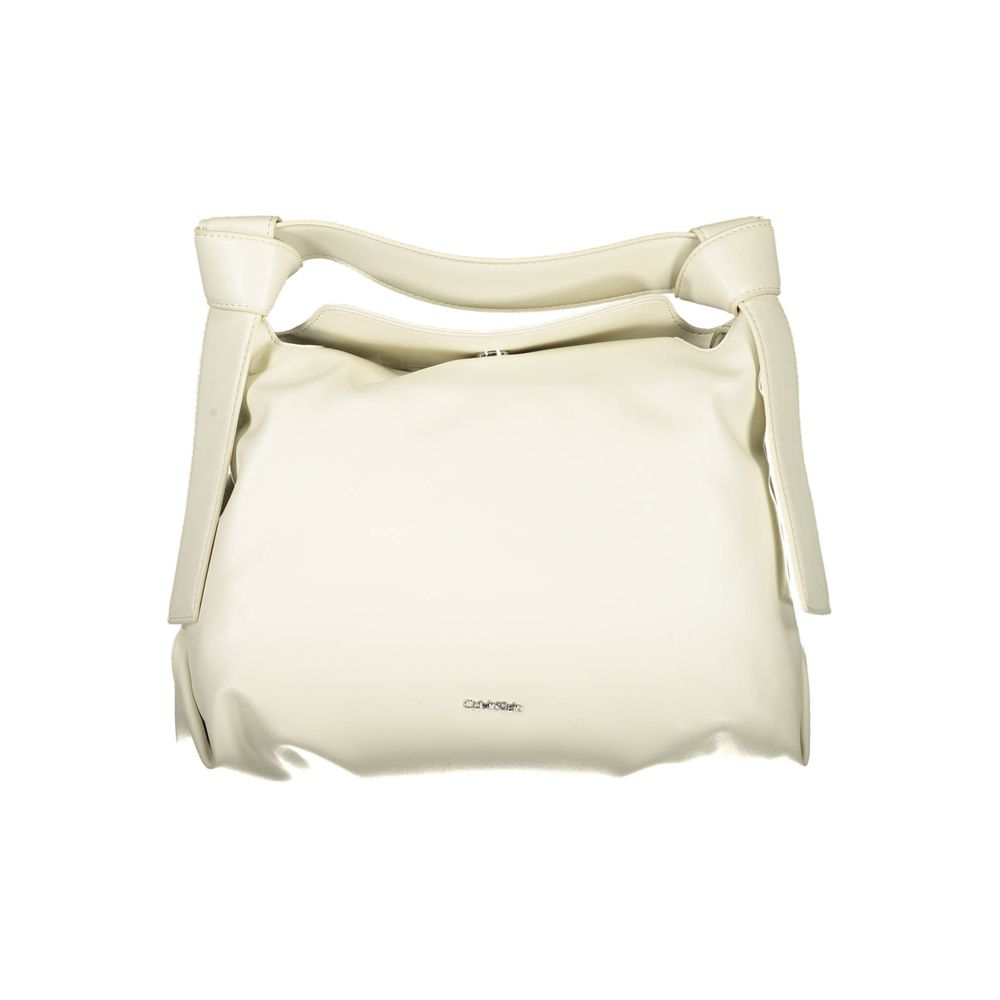 Calvin Klein Beige Polyester Handtasche