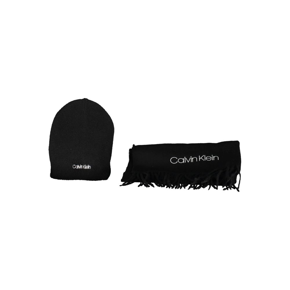 Calvin Klein Schwarzer Polyester-Schal