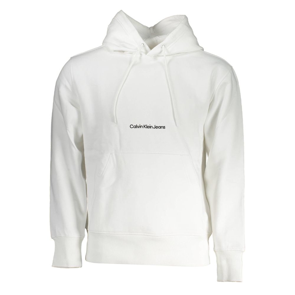 Calvin Klein Weißer Baumwollpullover