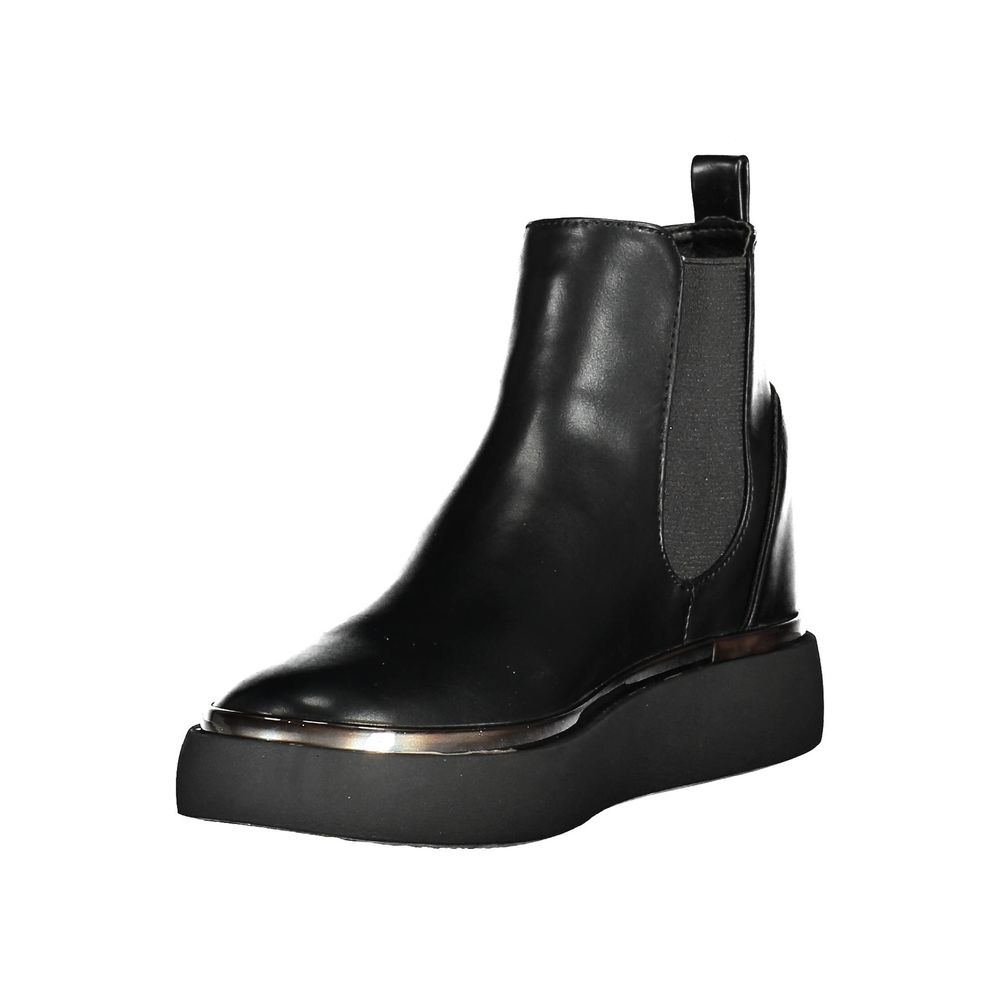 U.S. POLO ASSN. Schwarzer Polyester-Stiefel