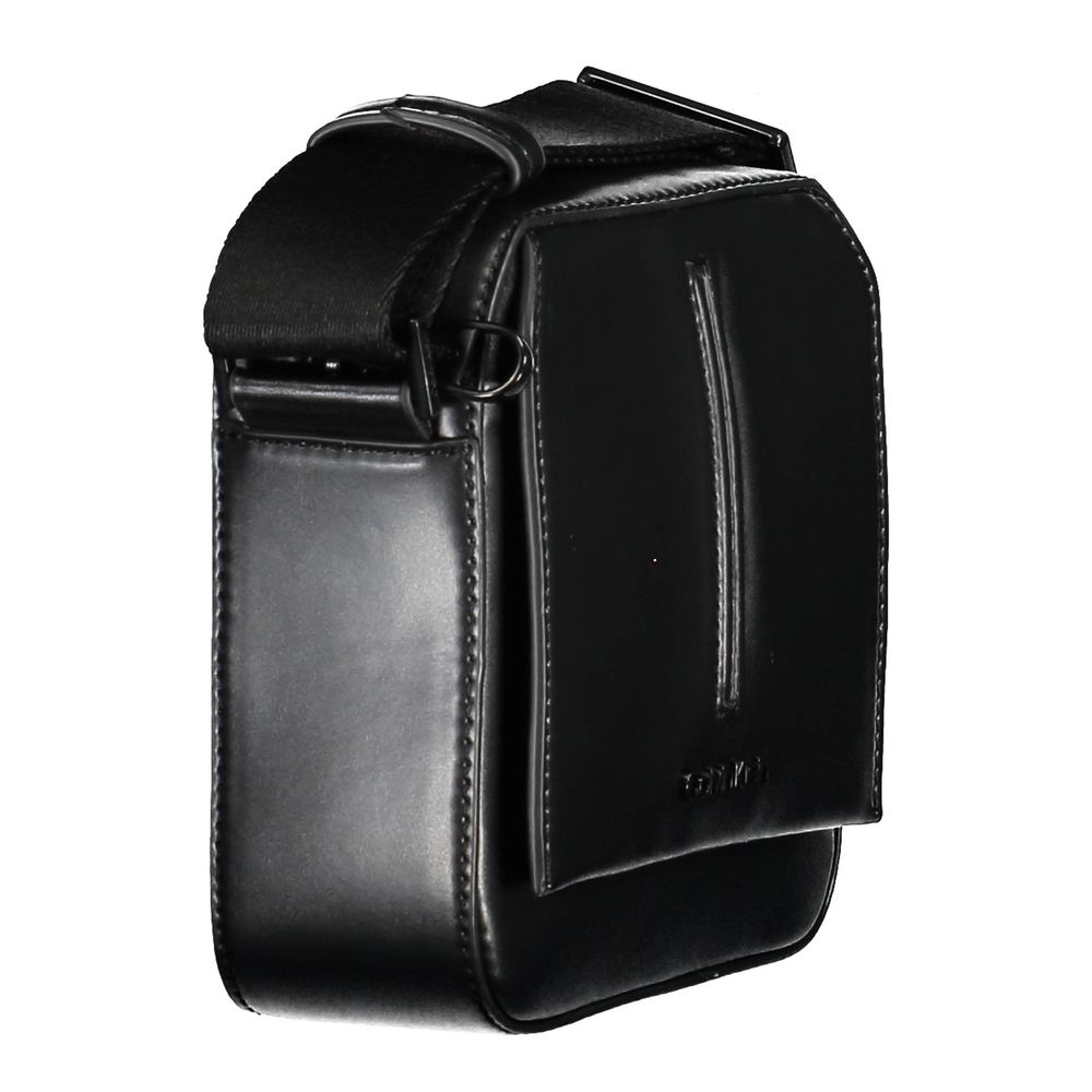 Calvin Klein Schwarze Polyester-Umhängetasche