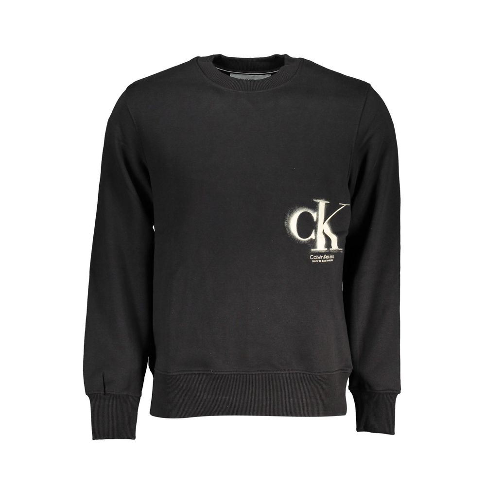 Calvin Klein Schwarzer Baumwollpullover