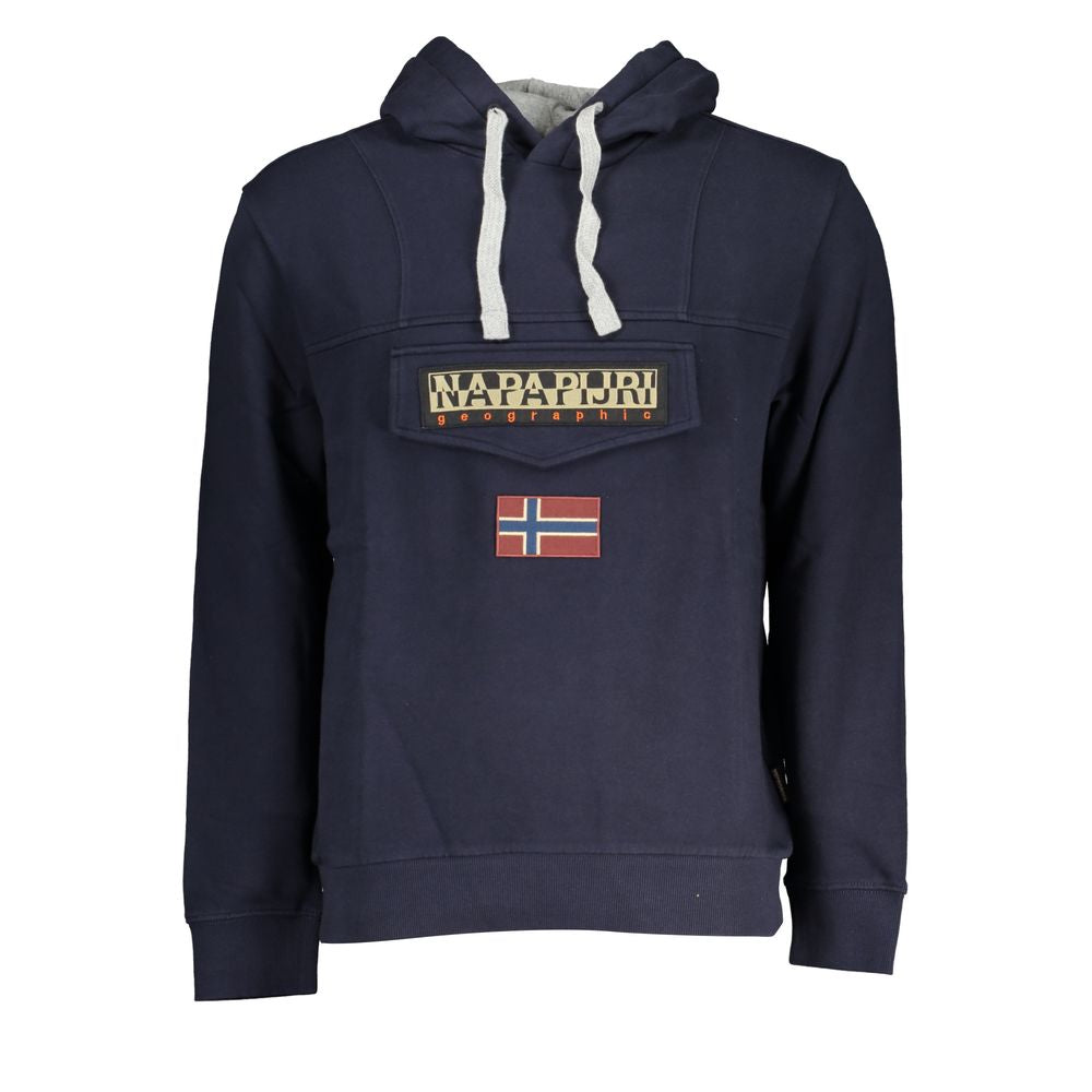 Napapijri Blauer Baumwollpullover für Männer