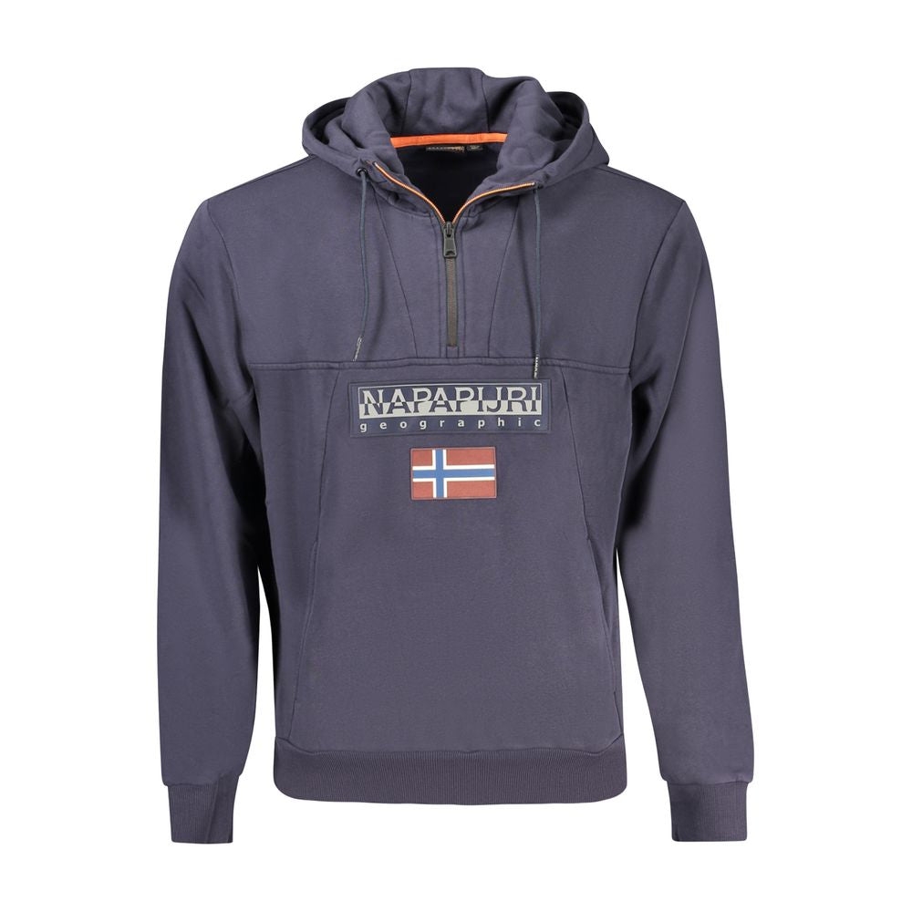 Napapijri Blauer Bio-Baumwollpullover für Männer