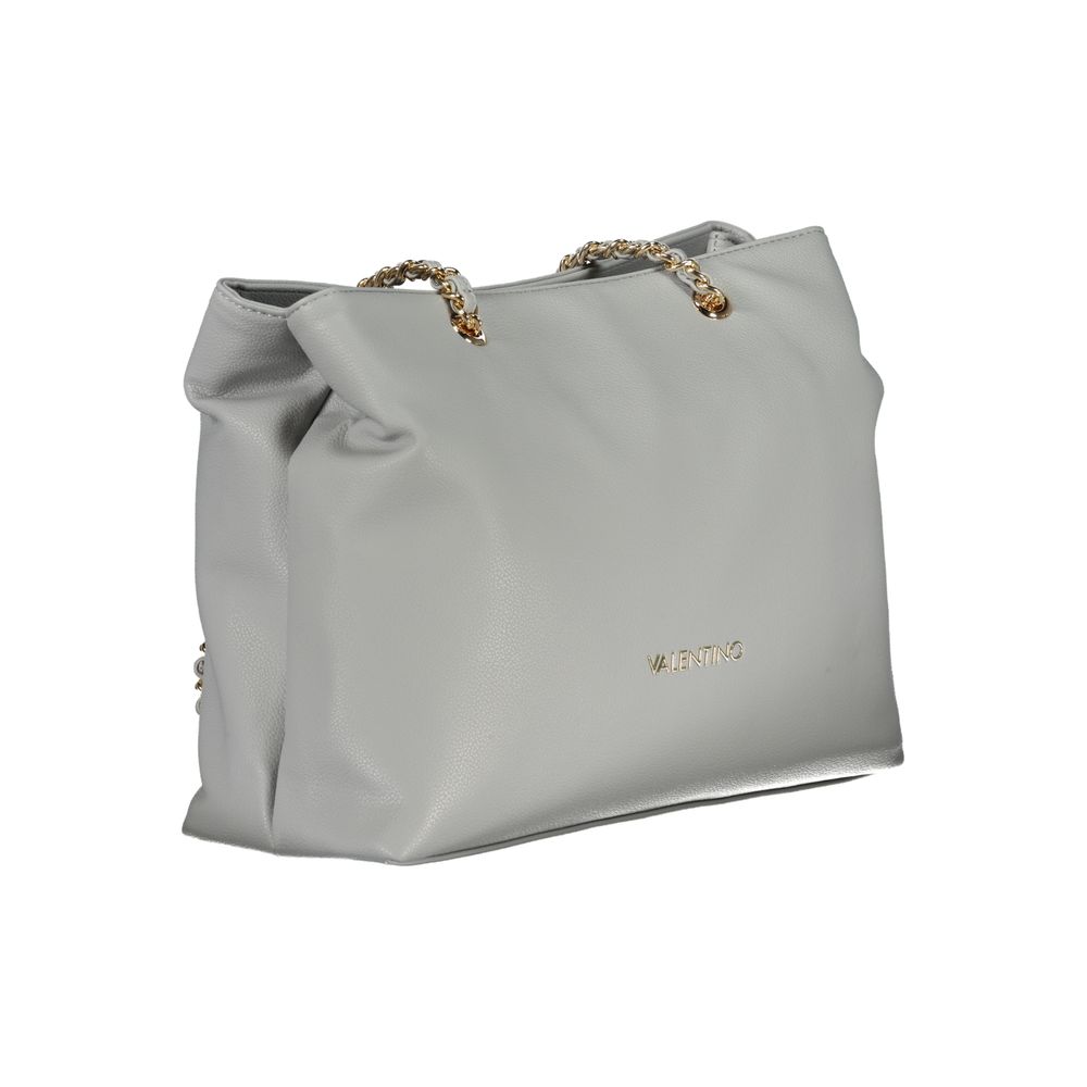 Mario Valentino Grigio Polyurethane Women Shoulder Bag