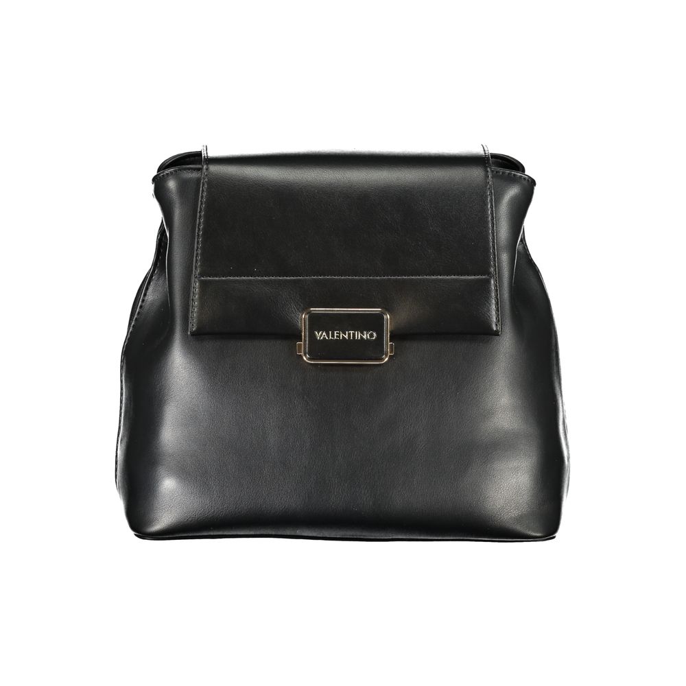 Mario Valentino Black Polyurethane Women Backpack